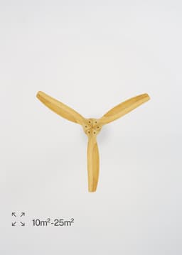 CREATE - Plafondventilator 40W silent Ø132 cm - Met Wandregelaar - Met Afstandsbediening - 6 Snelheden - Timer - Zomer/Winter functie - Wit - WIND STYLANCE — thumbnail 3