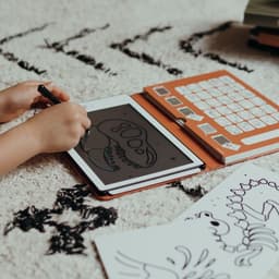 BEAU by Bo Kidywolf Kidydraw Mini Tekenboek met LCD-scherm Galaxy + Refill Galaxy & Dinosaurussen — thumbnail 3