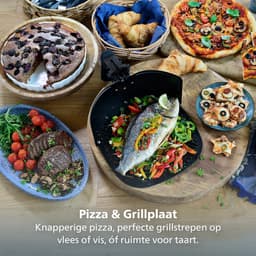 Philips Airfryer Pizza- en Grillplaat HD9963/00 — thumbnail 2