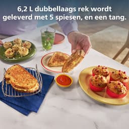 Philips Airfryer HD9920/00 Dubbellaagse kookset — thumbnail 3