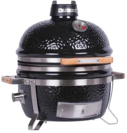 Monolith Icon Starterset – Kamado Barbecue 33 cm – Inclusief Beschermhoes, Mono-Lighter & Houtskool – Compacte Houtskool BBQ — thumbnail 3