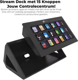 D-essentials - Gaming Stream deck - Multifunctioneel 15 knoppen - Zwart - Windows & Mac — thumbnail 4