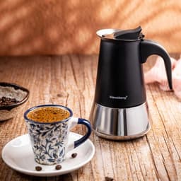 Klausberg Espressokoffiezetapparaat KB-7847 – 12 Kopjes – RVS – Geschikt voor Inductie - Espresso Maker - 600ml - Percolator — thumbnail 5