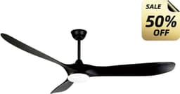 Nivard Plafondventilator - Met Verlichting - Plafond Ventilator - Met Lamp - Plafonniere Met Ventilator - Met Licht - Stijl B - 150cm — thumbnail 2