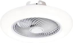 Livano Plafondventilator - Met Verlichting - Plafond Ventilator - Met Lamp - Plafonniere Met Ventilator - Met Licht - Wit - 45cm — thumbnail 1