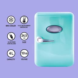 Lexium Mini Fridge for Drinks - Kleine Koelkast - Mini Koelkasten - Minibar - Mini Fridge - Mini Koelkast - Mini Koelkastje - — thumbnail 2