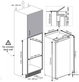 Beko BLSA310M4SN | Inbouw koelkast | 122 cm | Sleepdeur — thumbnail 4