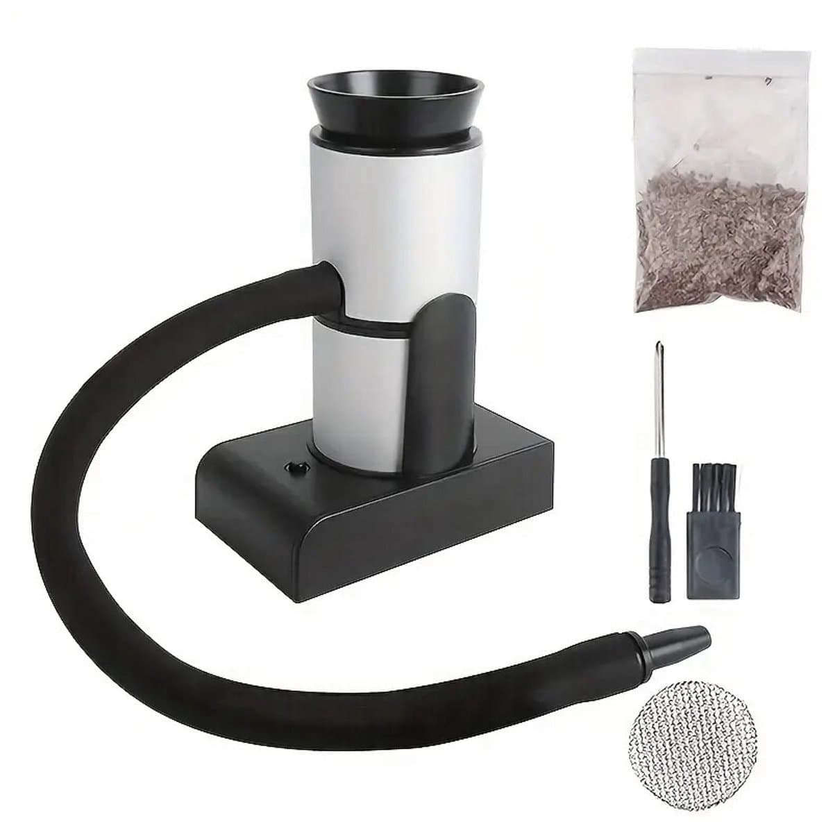 K&R Ventures® Rookapparaat – Rookmachine Keuken Set – Aluminium – Flexibel & Licht – Voor Voedsel, Kruiden & Thee – Professionele Smoker Gun – Keukenapparatuur — afbeelding 1