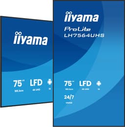 Monitor Iiyama LH7564UHS-B1AG 75" 4K Ultra HD — thumbnail 1
