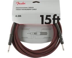 Fender Professional Series Instrument Cable 4.5m (Red Tweed) - Instrumentenkabel