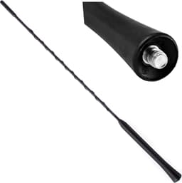 AMiO FM/AM Auto Antenne Mini Universeel met 6mm Adapter Zwart (40 cm) — thumbnail 1