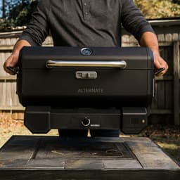 Masterbuilt® Draagbare Barbecue met Onderstel – Compact, Krachtig en Ideaal voor Onderweg — thumbnail 3