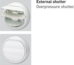 S&P HCM 225N Raamventilator - Wit — thumbnail 2