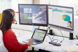 HP EliteDisplay E232 IPS 23" Zwart Full HD Matt — thumbnail 2