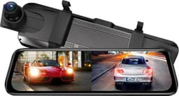 AZDome AR09 QuadHD 2CH Full Mirror Wifi Touch dashcam voor auto — thumbnail 5