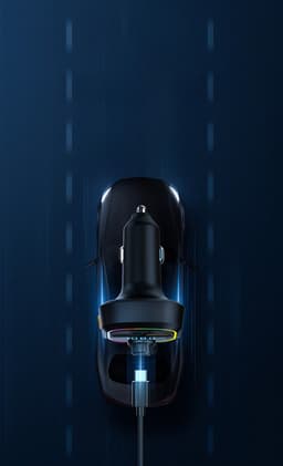 Bluetooth FM Transmitter zender voor in de Auto - Draadloos Muziek Streamen naar je autoradio - Handsfree Bellen - Opladen | Bluetooth 5.0 | USB-C & 2 USB-A Poorten | Compatibel met: iPhone & Android, Siri, google assistant of Bixby — thumbnail 4