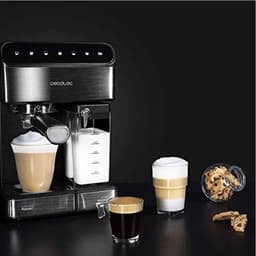 Cecotec Power Instant-ccino 20 Touch Vrijstaand Combinatiekoffiemachine Zwart, Roestvrijstaal 1,4 l 2 kopjes Half automatisch — thumbnail 5