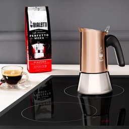 Bialetti Venus 6 Kops Koper – RVS Espressopot – 270 ml – Geschikt voor Inductie – Italiaans Design — thumbnail 2