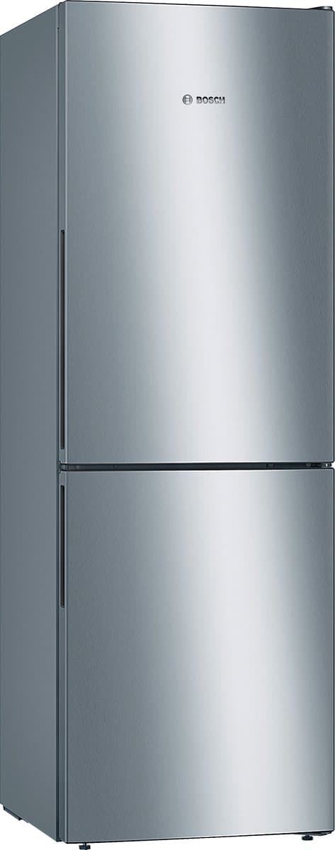 Bosch KGV33VLEA - Serie 4 - Koelkast - Koel-vriescombinatie - 176 cm - Energielabel E - Houd je versproducten langer vers met VitaFresh lade - Stil - Led verlichting RVS — afbeelding 1