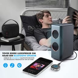 DynaBright Bluetooth Receiver - BT 5.0 - 3.5MM AUX - Bluetooth Ontvanger - Handsfree Bellen - Bluetooth Audio Receiver — thumbnail 5