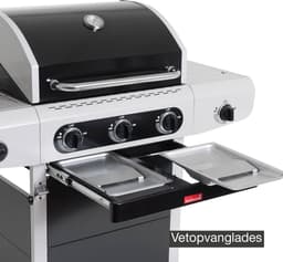 Barbecook Siesta 310 Black Edition - Gas BBQ barbecue - 3 Branders - Met zijbrander - 1 vaste zijtafel — thumbnail 3