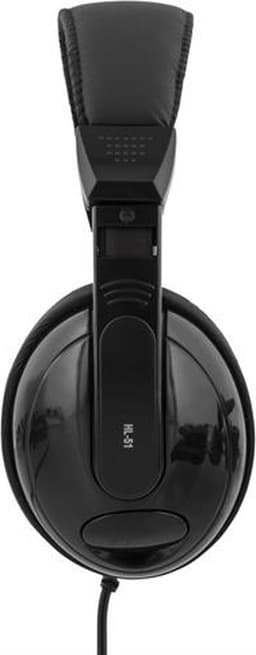 Deltaco HL-51 Stereo Koptelefoon - Over-Ear - Bedraad - 1x 3.5mm - Zwart — thumbnail 2
