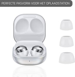 Oordopjes geschikt voor Samsung Galaxy Buds Pro - Samsung Galaxy Buds Pro tips - Samsung Galaxy Buds Pro vervanging tips - 5 paar oordopjes voor Samsung Galaxy Buds Pro - Wit / Large — thumbnail 5