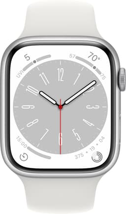 Apple Watch Series 8 - 45mm - Zilver Aluminium — thumbnail 1