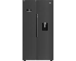Amerikaanse koelkast 91cm 576l nofrost zwart - beko - GN163241DXBRN