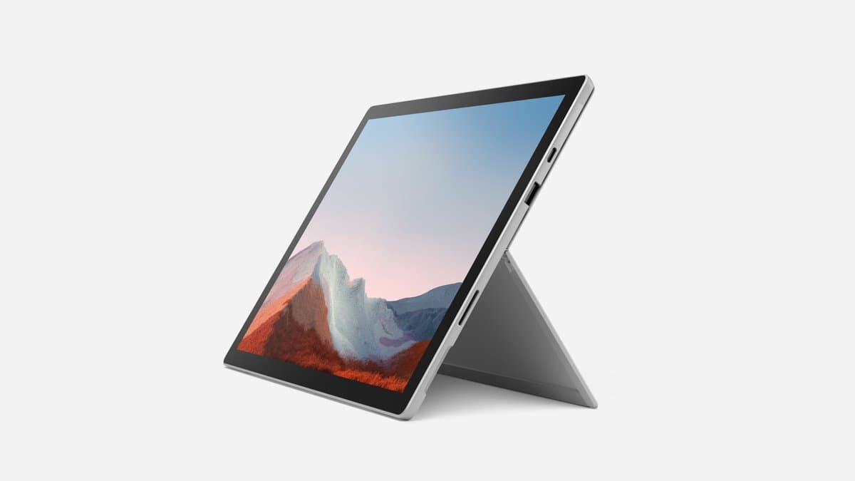Microsoft Surface Pro 7+ Intel® Core™ i5 256 GB 31,2 cm (12.3") 8 GB Wi-Fi 6 (802.11ax) Windows 10 Pro Platina — afbeelding 1