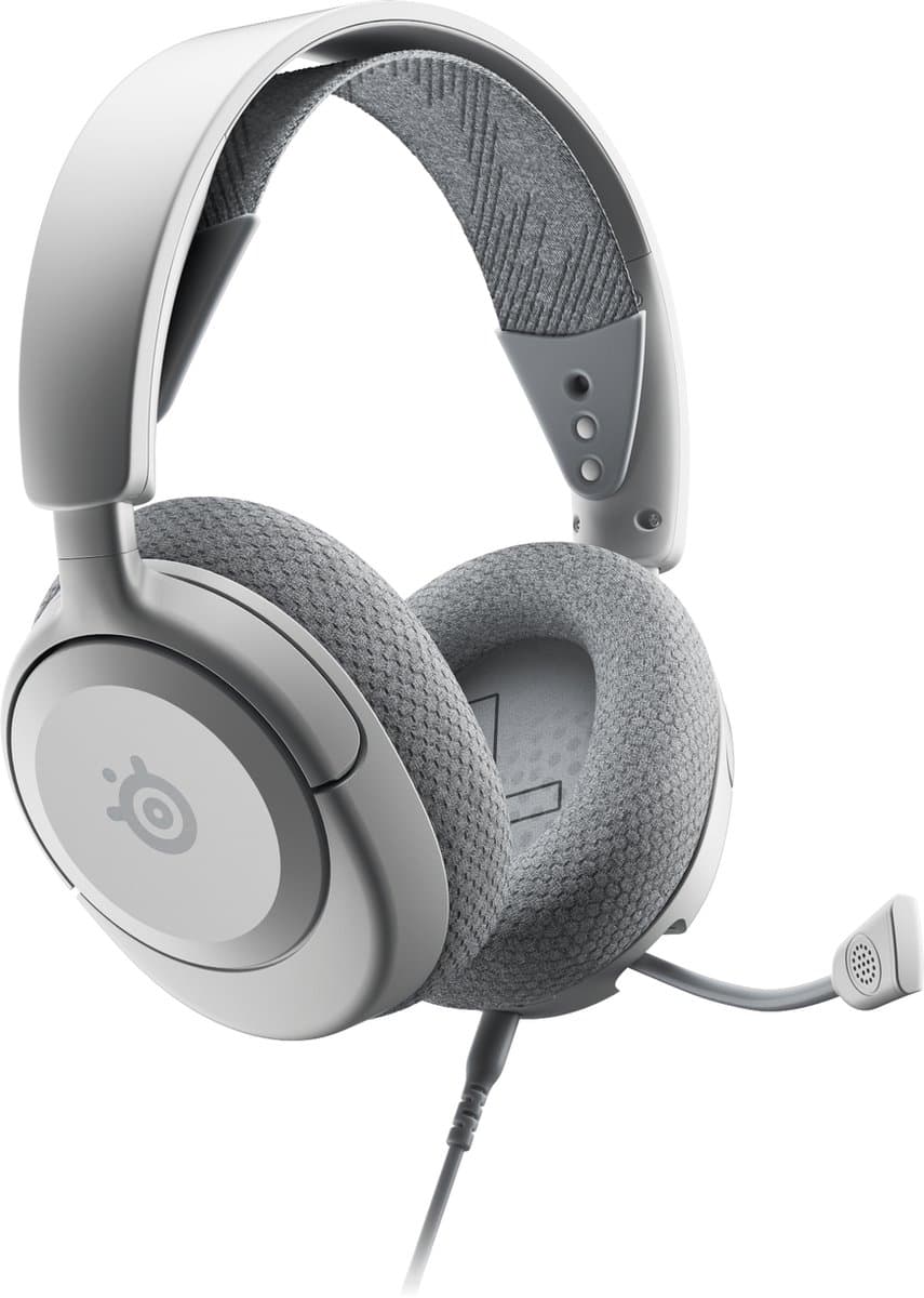 SteelSeries Arctis Nova 1 - Bedrade Gaming Headset - 3.5mm - PC, PlayStation, Xbox, Switch & Mobiel - Wit — afbeelding 1