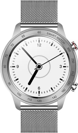 Belesy® MALIBU – Smartwatch Heren – Smartwatch Dames – Horloge – 1.3" Touchscreen – Stappenteller – Calorieteller – Hartslagmeter – Bloeddrukmeter – Zuurstofgehalte – Multi Sporten – Wijzerplaat Personaliseren – Slaapmonitor – Zilver Staal — thumbnail 2