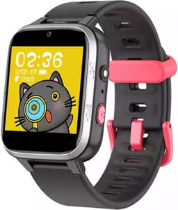 West Watch Kinder Smartwatch WERKT ZONDER APP Cloud (6-10 jaar) - Spelletjes- Stappenteller- Camera - Model River- Zwart — thumbnail 1