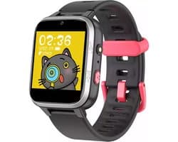 West Watch Kinder Smartwatch WERKT ZONDER APP Cloud (6-10 jaar) - Spelletjes- Stappenteller- Camera - Model River- Zwart