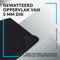 Logitech G740 Large - Stoffen Gaming Muismat - 460 x 400 x 5 mm - Zwart — thumbnail 4