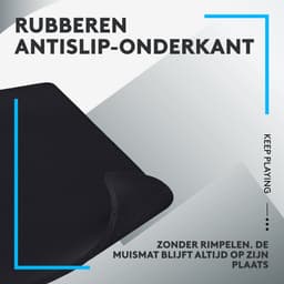 Logitech G740 Large - Stoffen Gaming Muismat - 460 x 400 x 5 mm - Zwart — thumbnail 5
