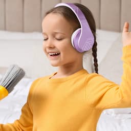 PowerLocus P2 draadloze Over-Ear Koptelefoon Inklapbaar koptelefoon voor kinderen - veilig volume van 85 dB - Bluetooth Hoofdtelefoon - Met microfoon — thumbnail 5