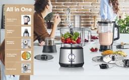 Severin KM3892 keukenmachine met mixbeker, raspen, emulgeerschijf, blender — thumbnail 4