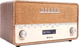 Denver DAB Radio XL - Retro Radio - Bluetooth - DAB+/ FM - Batterijen & Netstroom - DAB36LW — thumbnail 1