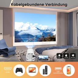 Mini Beamer - Projector - Thuisbioscoop - Beamer - Mini Projector - Cinema Beamer — thumbnail 3