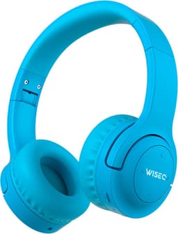 WiseQ HERO Kinder Koptelefoon – Blauwe Draadloze Kinderkoptelefoon Bluetooth – 13dB Geluidsdempend – 38u Bluetooth & Microfoon – Blauw — thumbnail 1
