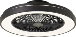 Brilliant Mazzaro - Plafondventilator - LED 40W - 3000K-6500K - Dimbaar - Zwart — thumbnail 1
