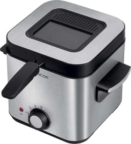 Sencor SFR 6200SS frituurpan / friteuse - 1,5 liter - 900W - 130 tot 190 graden - met kijkvenster - cool touch handvat — thumbnail 1