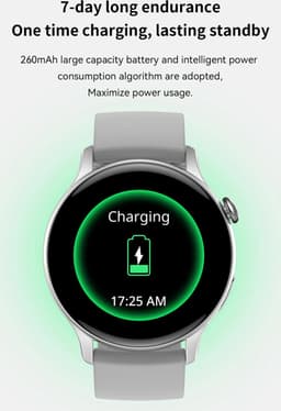DrPhone DTX Ultra2 – 1.43” AMOLED Smartwatch – Always-On Display – Belfunctie – Hartslag-, Bloeddruk- & Zuurstofmeter – Smartwatch met App – Rosegoud/Goud — thumbnail 5