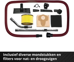 Einhell Professional Accu Nat-/Droogzuiger TP-VC 36/30 S Auto Li Solo - Power X-Change - 36 V/Li-ion - 30 L - ECO/BOOST-modus - 100/150 mbar - Connectiviteitsfunctie - Incl. 11-delige Accessoireset - Excl. accu en lader — thumbnail 4