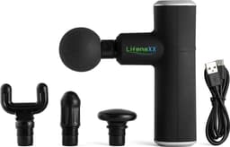 Mini massageapparaat LX-025 - sport, fitness, massagepistool, repareert en voorkomt spierpijn, maakt fascia los, lost blokkades zacht door — thumbnail 1