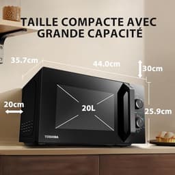 Magnetron 800 Watt met 20 Liter Inhoud en 5 Vermogensniveaus — thumbnail 2