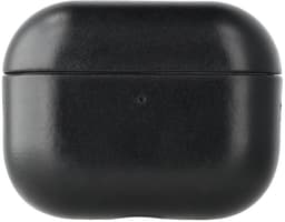 Rosso Deluxe Case Geschikt voor AirPods Pro 3 - Case Echt Leer - Echt Leren Beschermhoes Zwart — thumbnail 2
