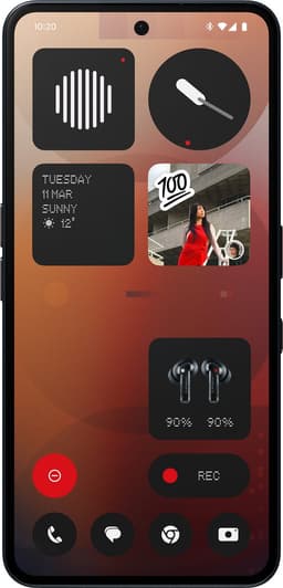 Nothing Phone (3a) - 12/256GB - 5G - Zwart — thumbnail 2