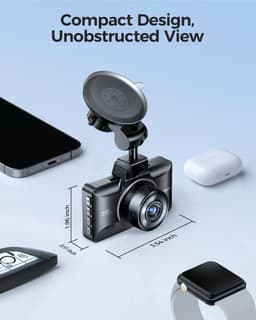 Dashcam 1080p FHD voor auto met 170° groothoek, G-sensor, parkeermonitor en bewegingsdetectie — thumbnail 4